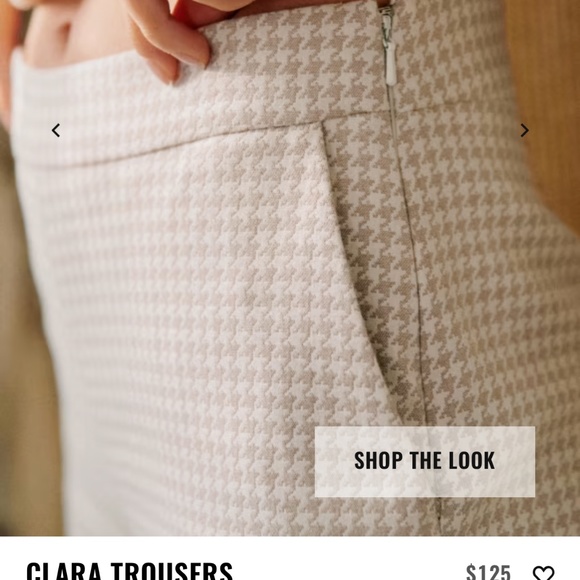 Sezane Clara Heringbone Trousers - Picture 3 of 7
